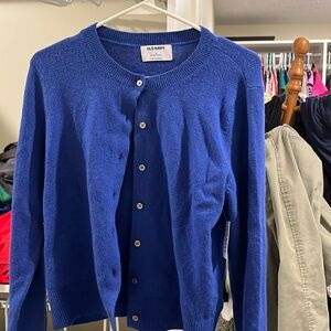 Old Navy Blue Button Cardigan Women’s Medium